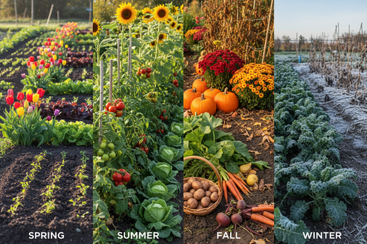 The Ultimate Seasonal Gardening Guide: What to Plant in Spring, Summer, Fall & Winter