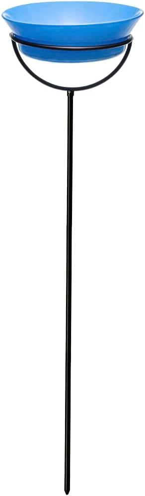 Cuban Garden Stake, M429-200-75, 37 Inch Tall, Bluebird Blue