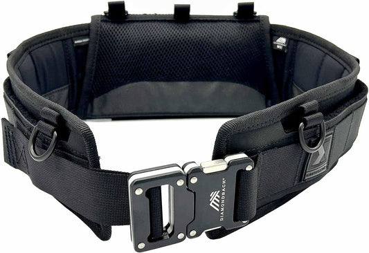 Diamondback Tempo Tool Belt - Tool Belts for Men with Lumbar Support - Utility Belt with 10 Attachment Points for Tool Belt Pouches (XS/S)