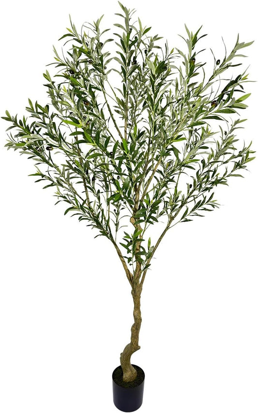 7ft Artificial Olive Tree Fake Tree Interior Decoration Tree Artificial Tree Fauk Tree