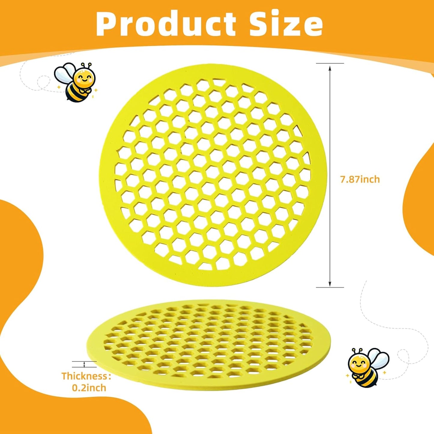 4 Pcs Bee Watering Station for Garden, 7.87 Inch Floating Bee Island for Pond/Farm/Fountain, No Assembly Required Bee Bath, Butterfly Feeder, Outdoor Garden Decor