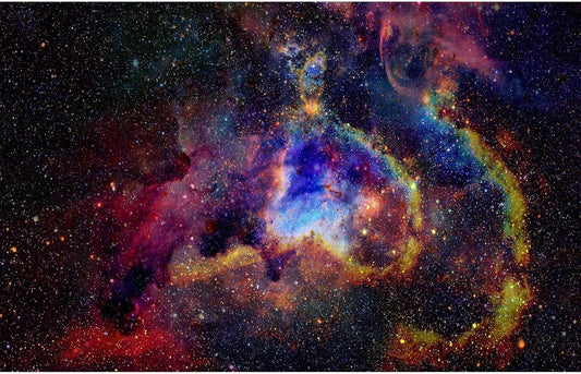 Outer Space Aquarium Background Fantasy Alien Planet Nebula and Galaxies Terrarium Background Stars Nebula Atmosphere Fish Tank Background Outer Space Reptile Tank Background 36x24in